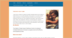 Desktop Screenshot of hopehousemc.org